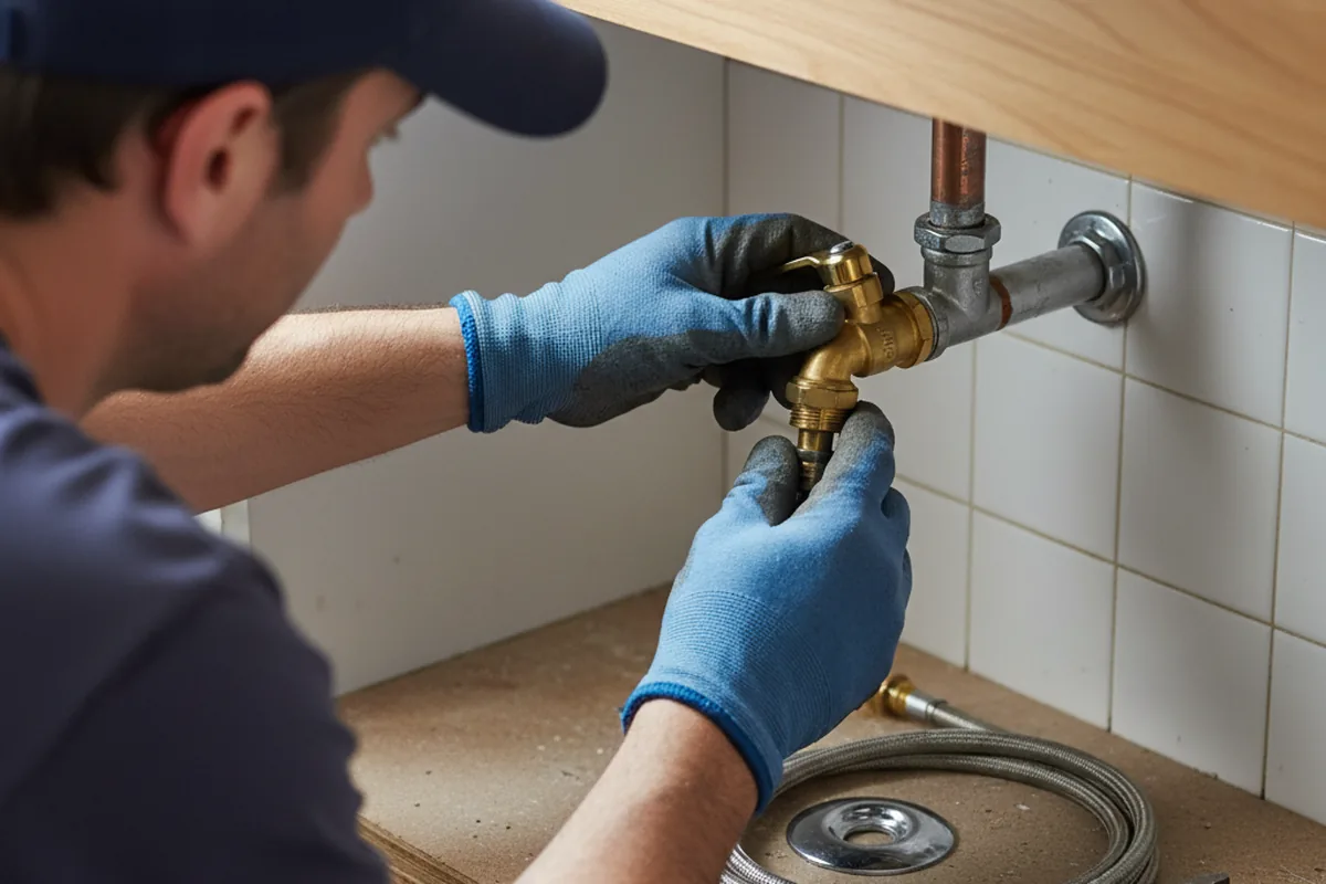 Shutoff valve and fitting work during Emergency Plumbing in Kings Beach